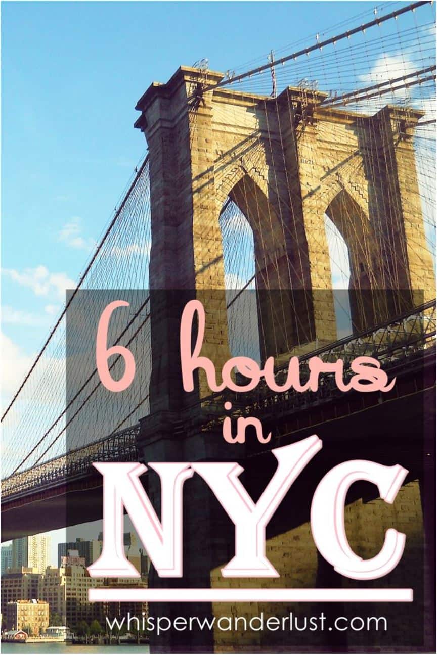 one day in New York City | what to visit in NYC