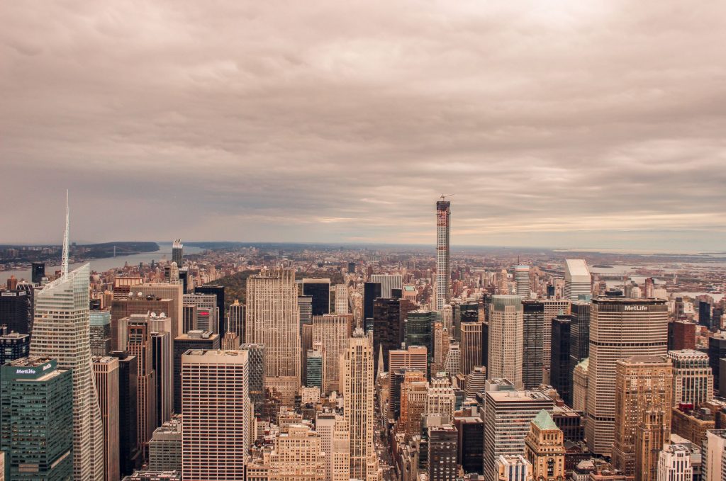 View of Manhattan from the Empire State Building, USA Empire State Building USA