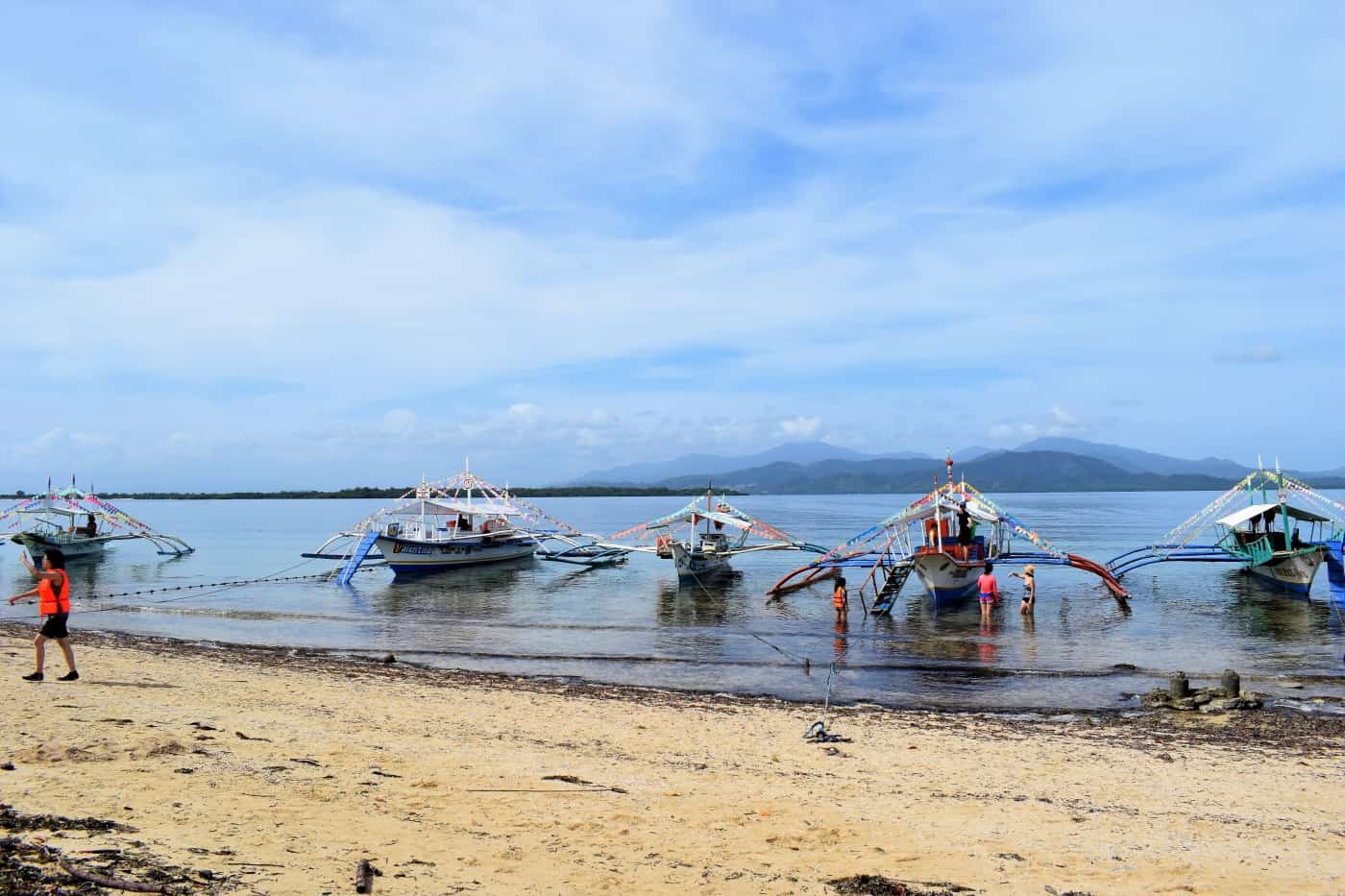 Island hopping in Honda Bay Palawan Philippines