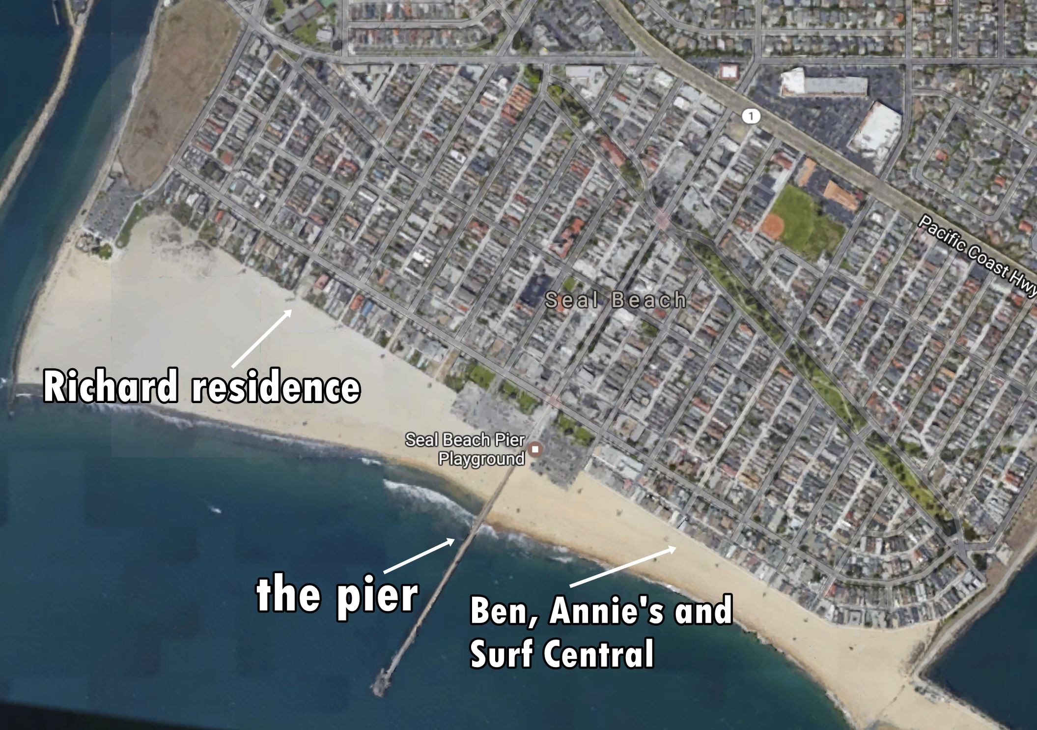 map Sunset Beach