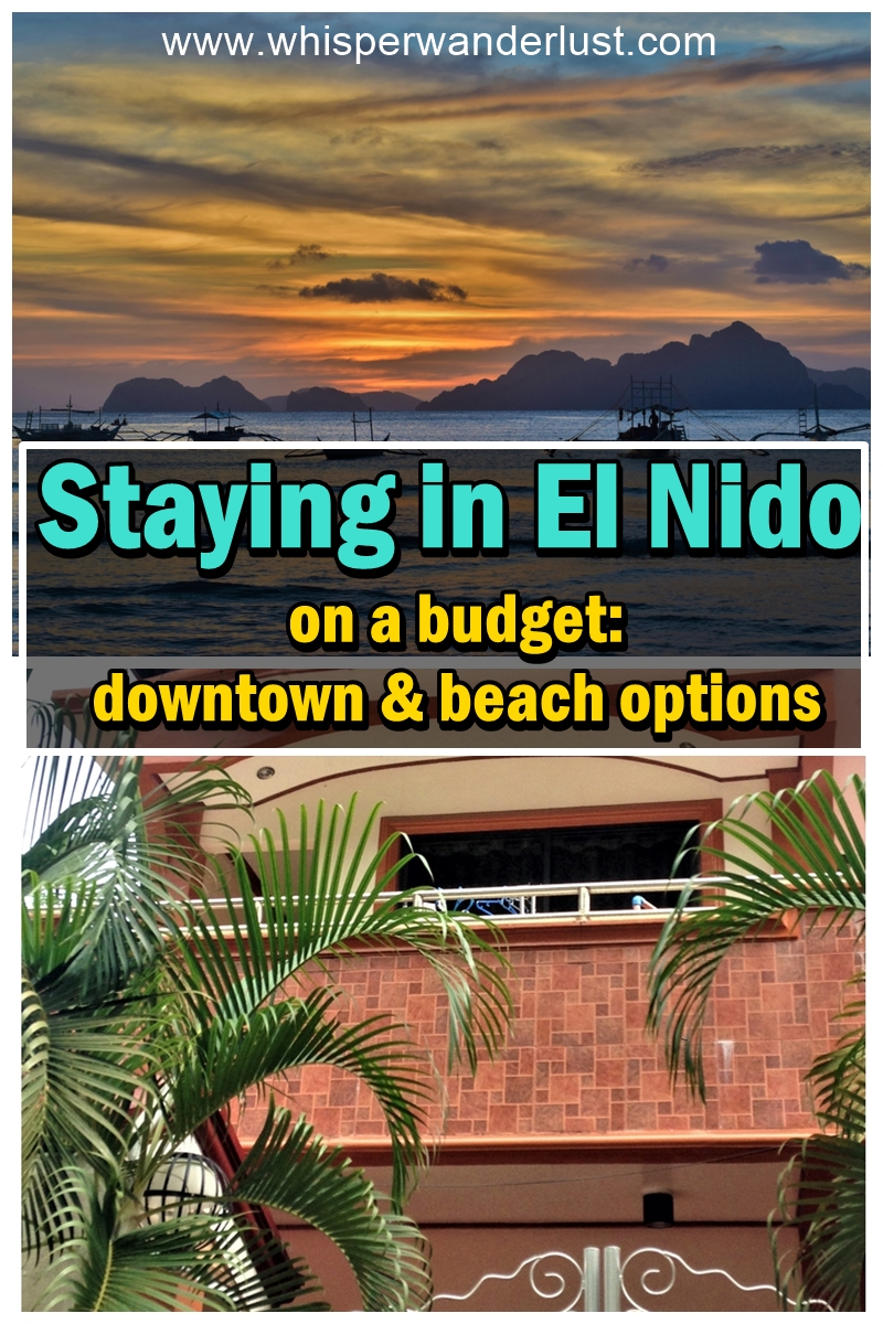 Staying in El Nido on a budget 1