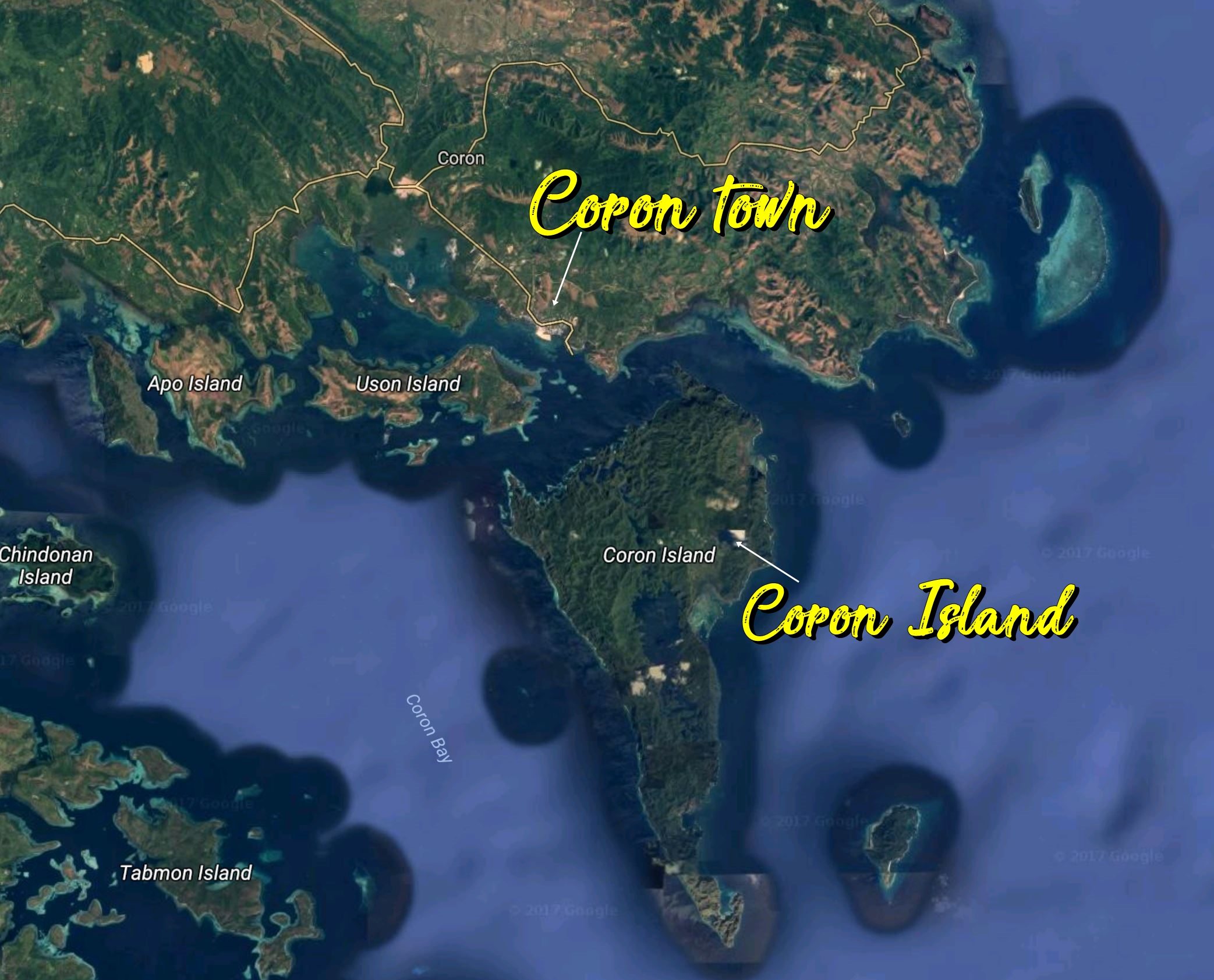 Coron map