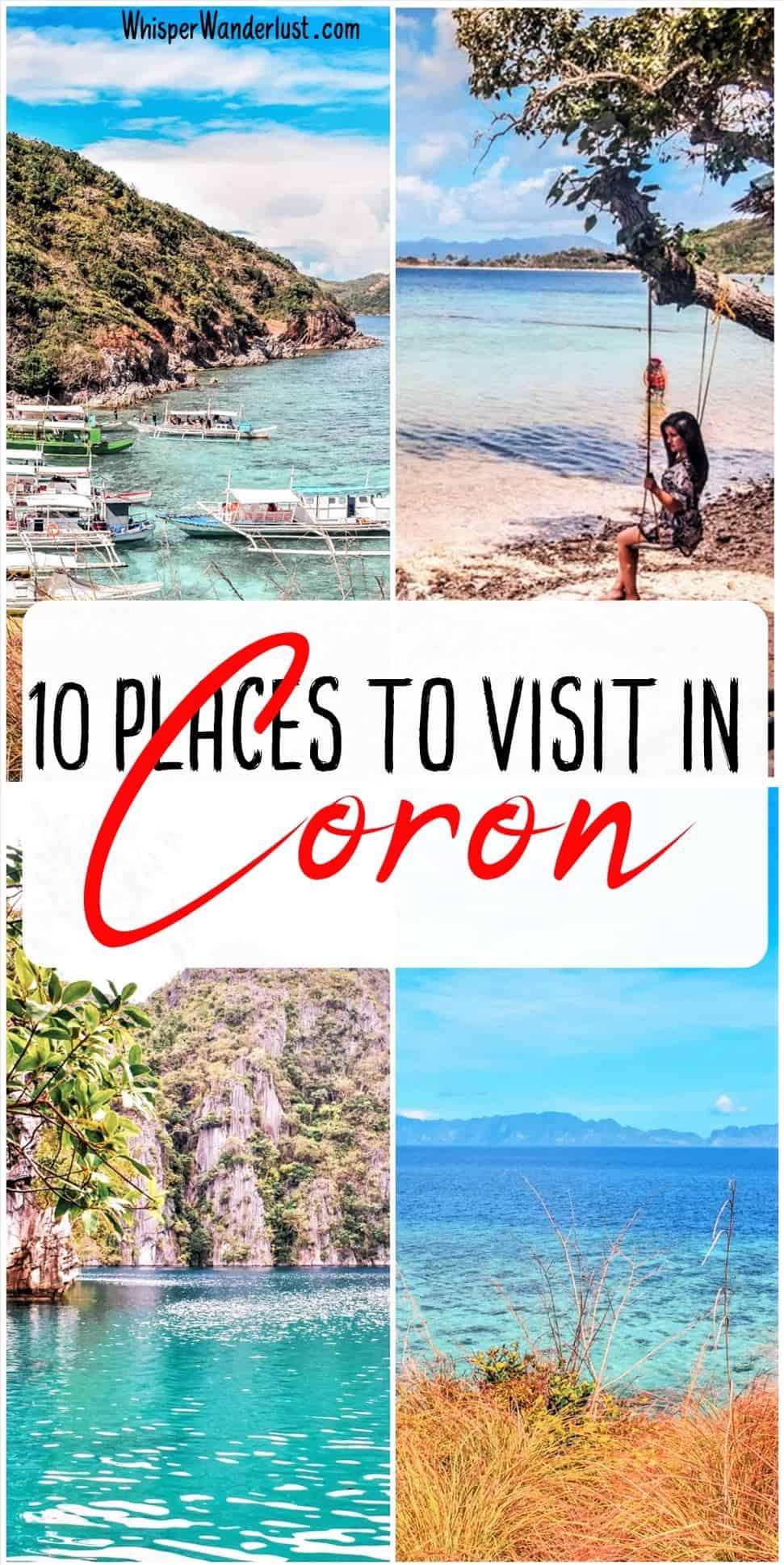 coron palawan tourist places | activities in coron | places to visit in coron