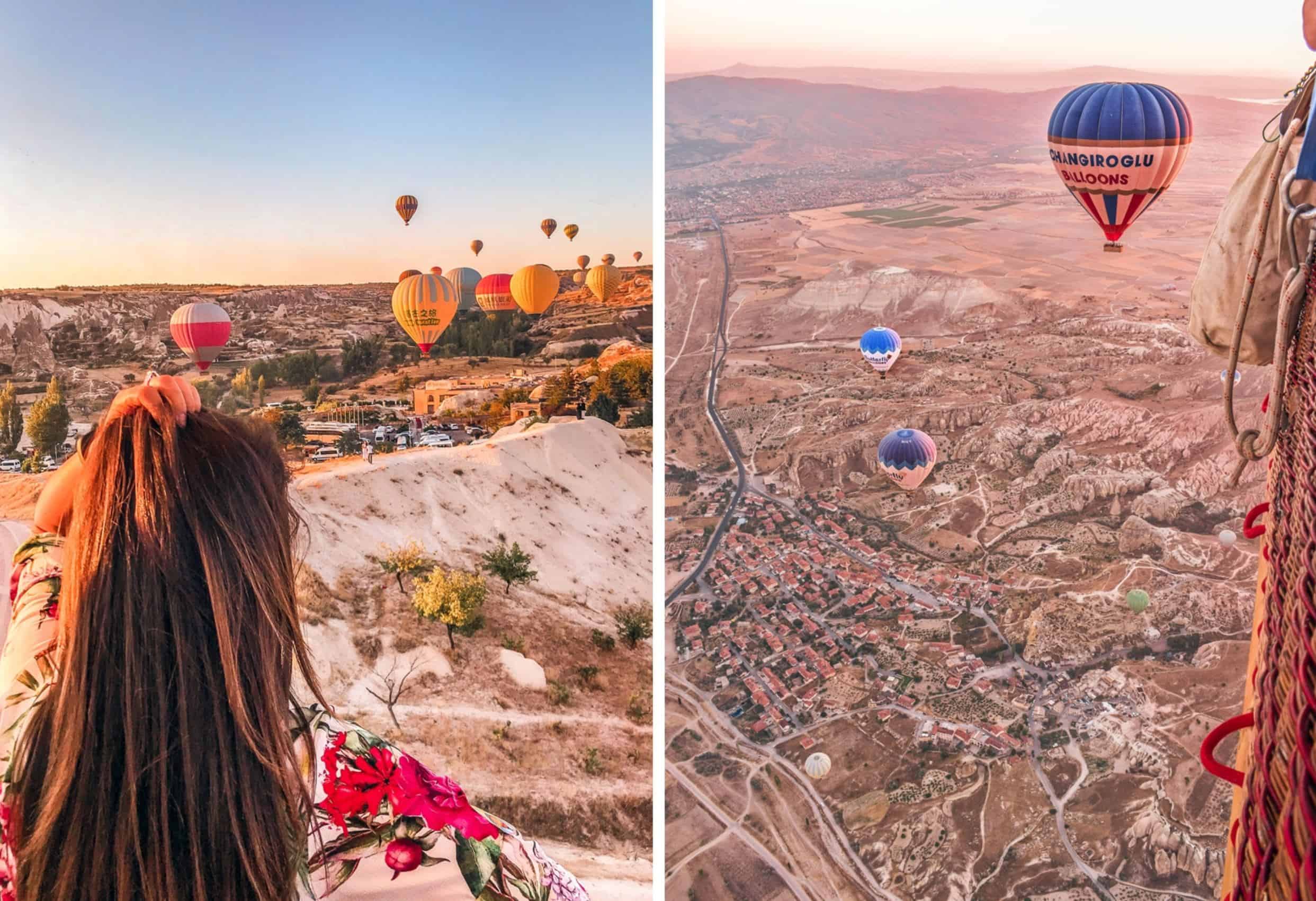 Hot air balloon ride over Cappadocia at sunrise – the most iconic of all things to do in Cappadocia