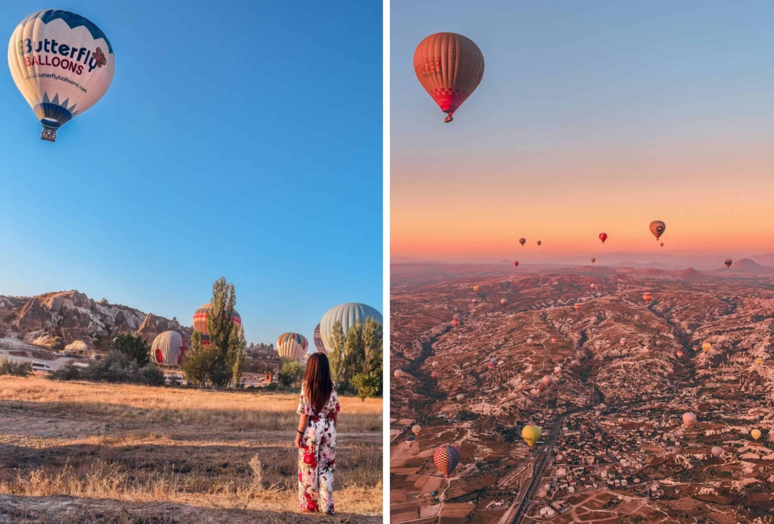 Hot air balloon ride over Cappadocia at sunrise – the most iconic of all things to do in Cappadocia