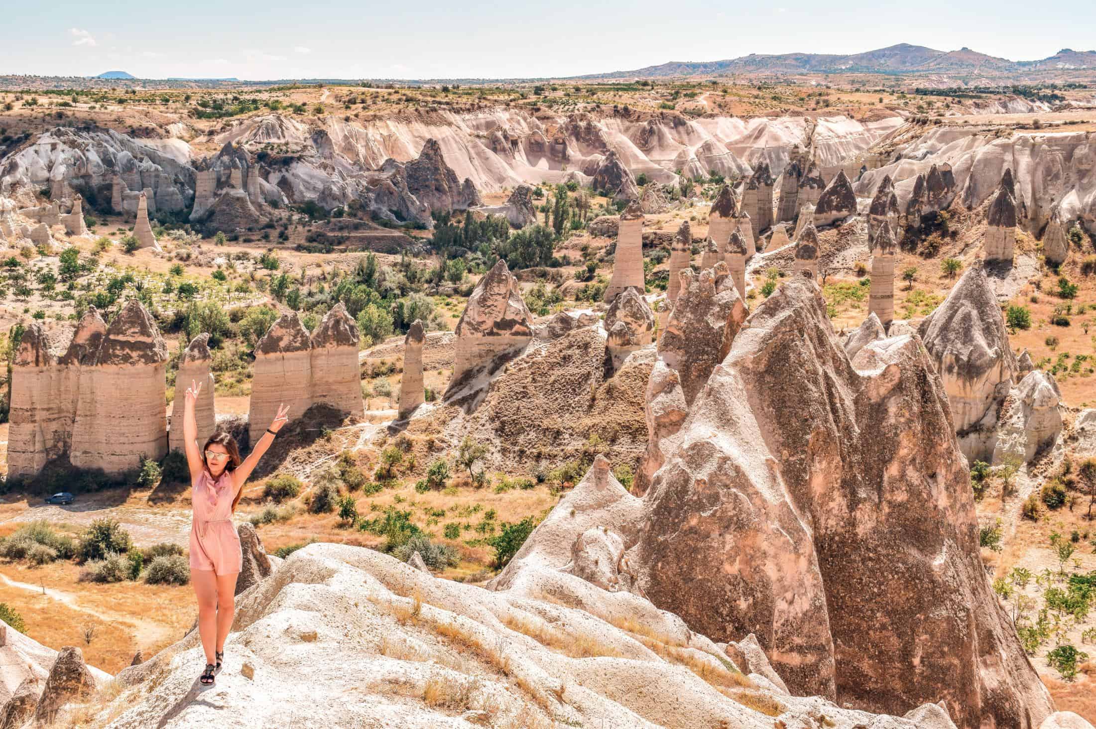Rock formations in Love Valley, Cappadocia – one of the most memorable things to do in Cappadocia