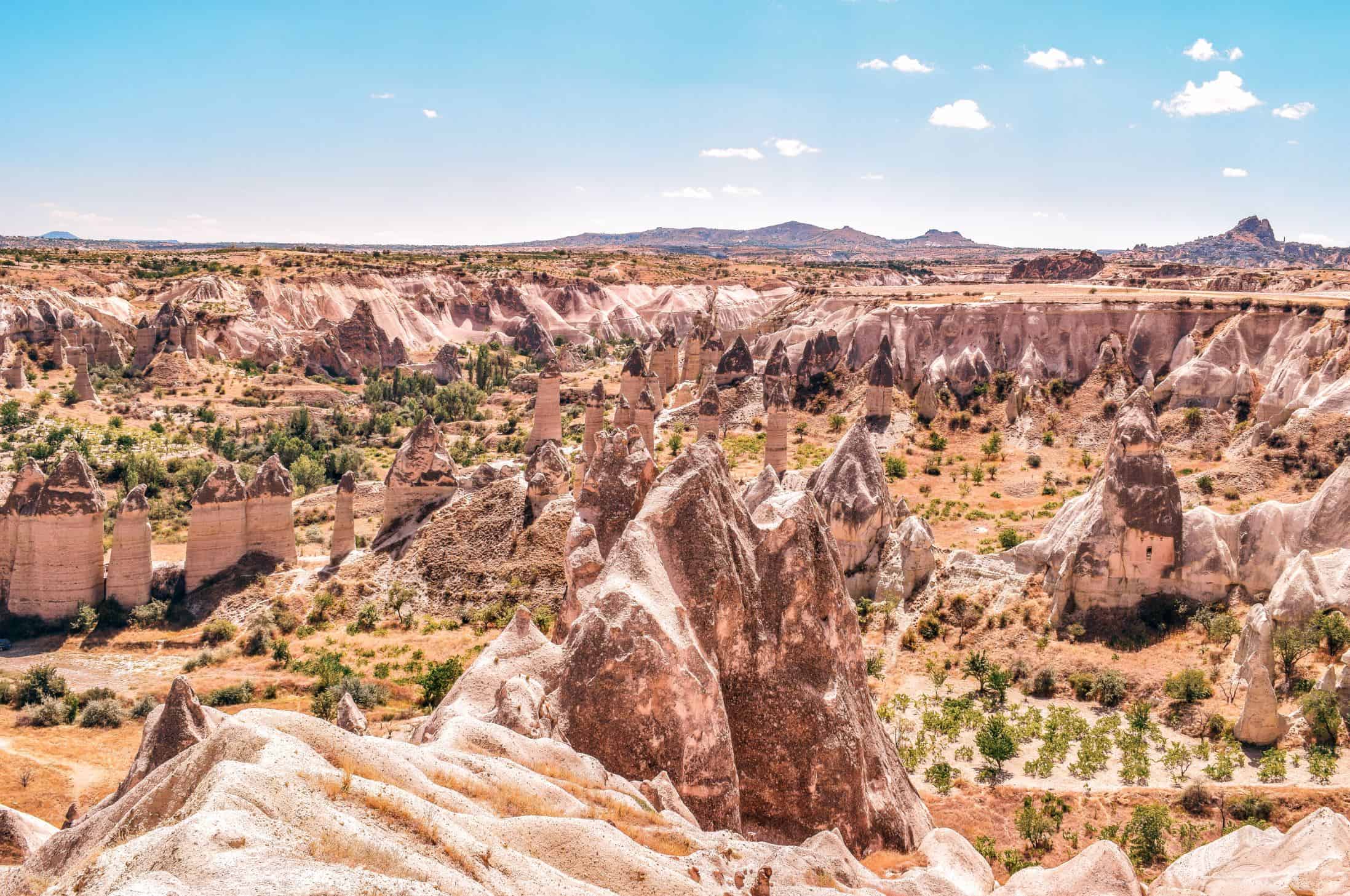 Rock formations in Love Valley, Cappadocia – one of the most memorable things to do in Cappadocia