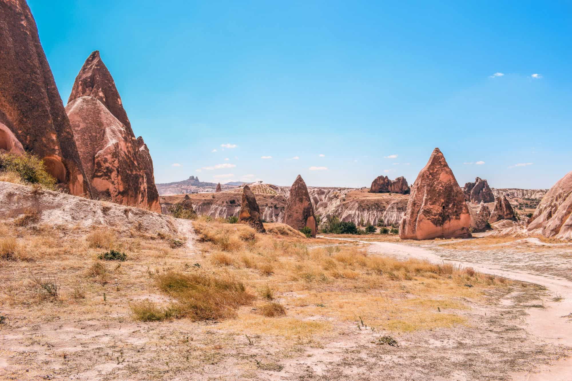 Fairy chimneys in Pasabag, Cappadocia – one of the most iconic places to visit in Cappadocia