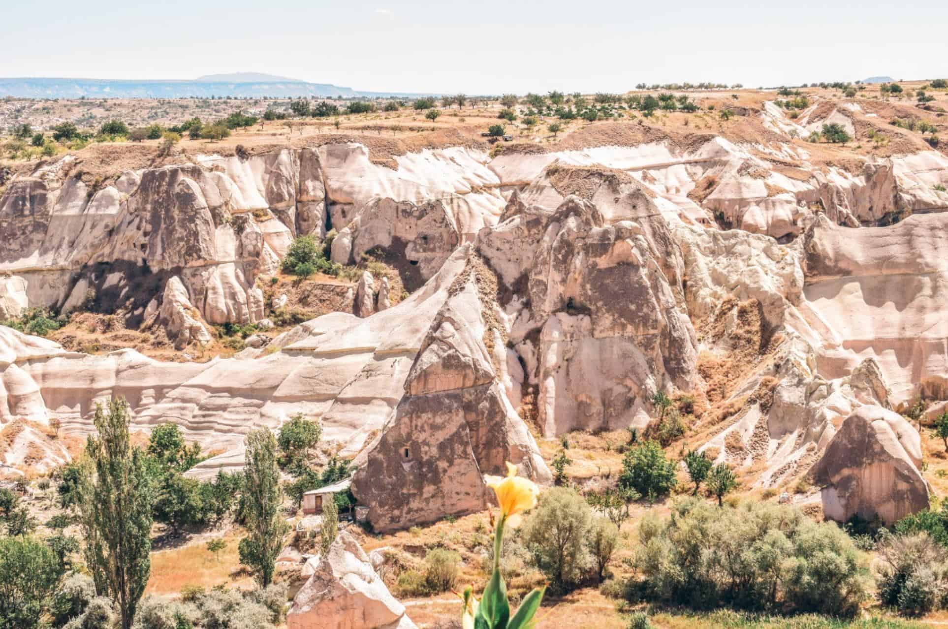 Panoramic view from Salkim Tepesi in Cappadocia, one of the most scenic things to do in Cappadocia