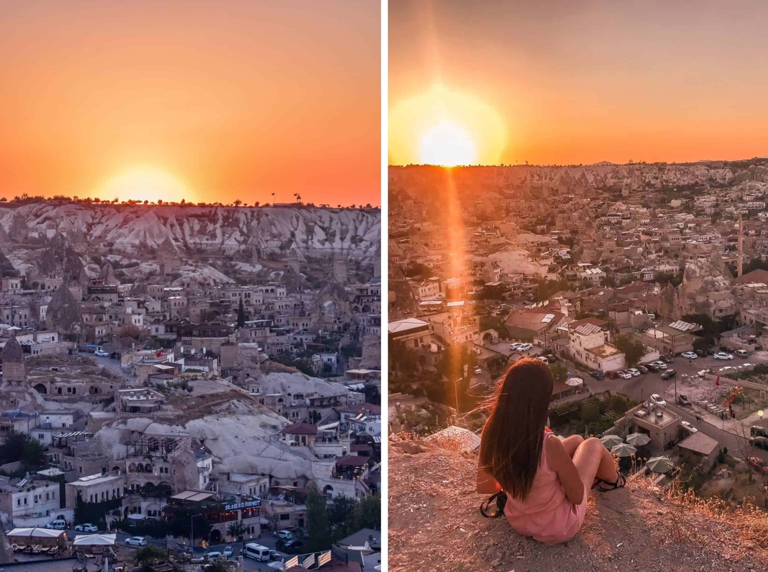 Sunset Point in Goreme, Cappadocia – one of the most magical things to do in Cappadocia at night