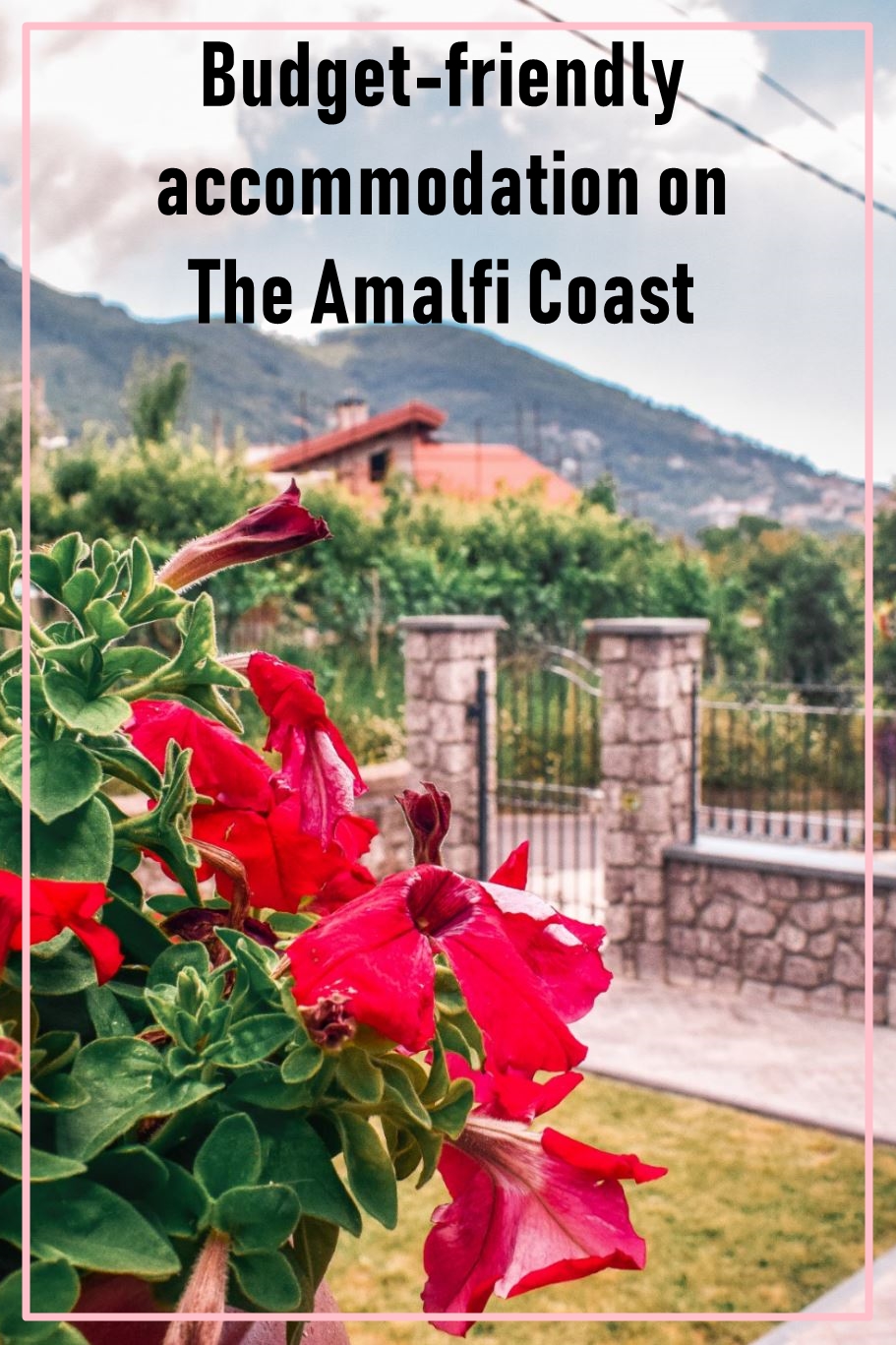 budget accommodation on Amalfi Coast Italy