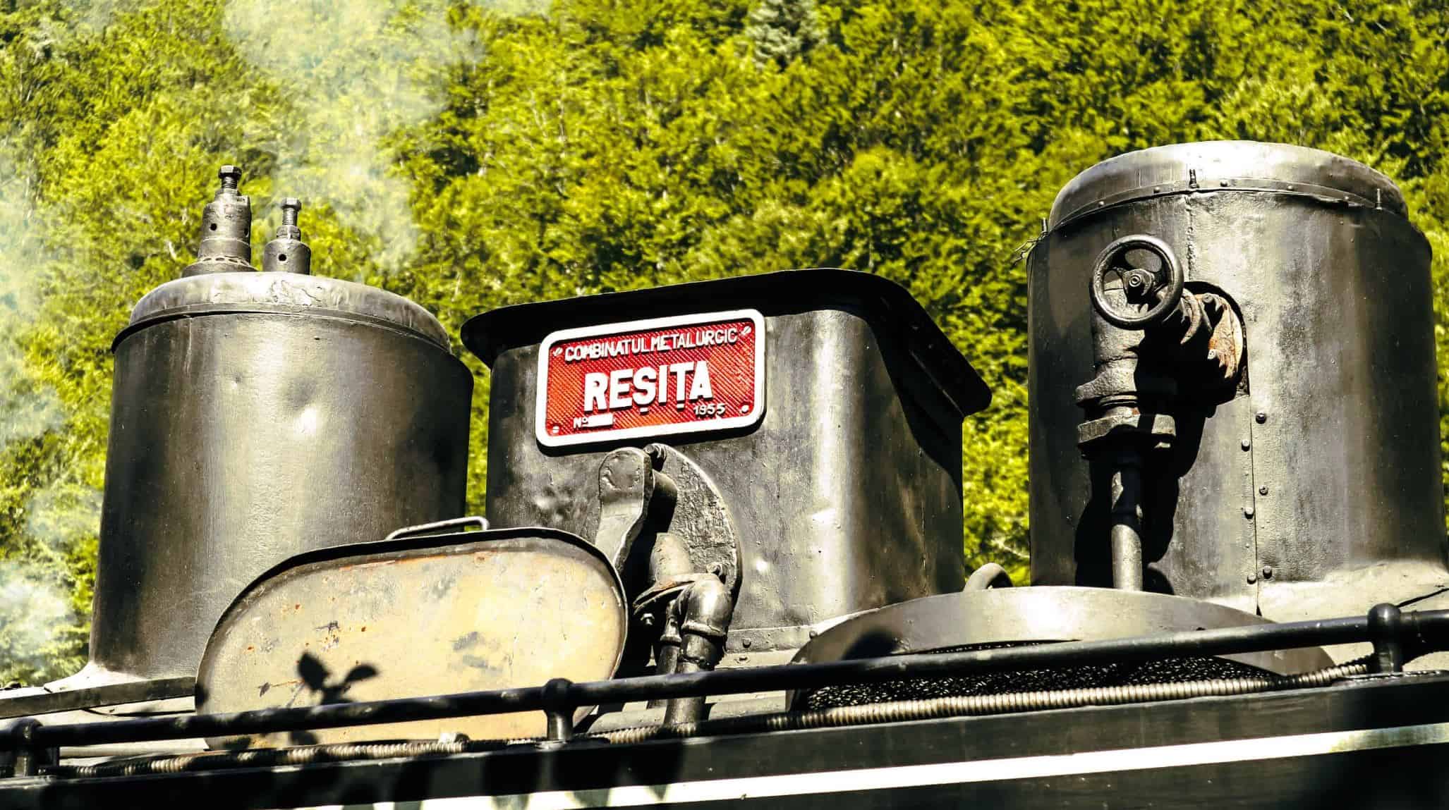 Mocanita Steam train in Viseu de Sus Maramures Romania