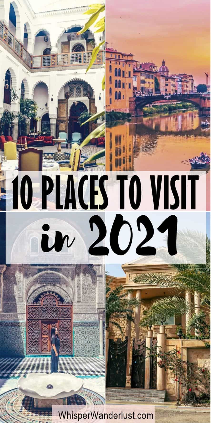 10 places to visit in 2021