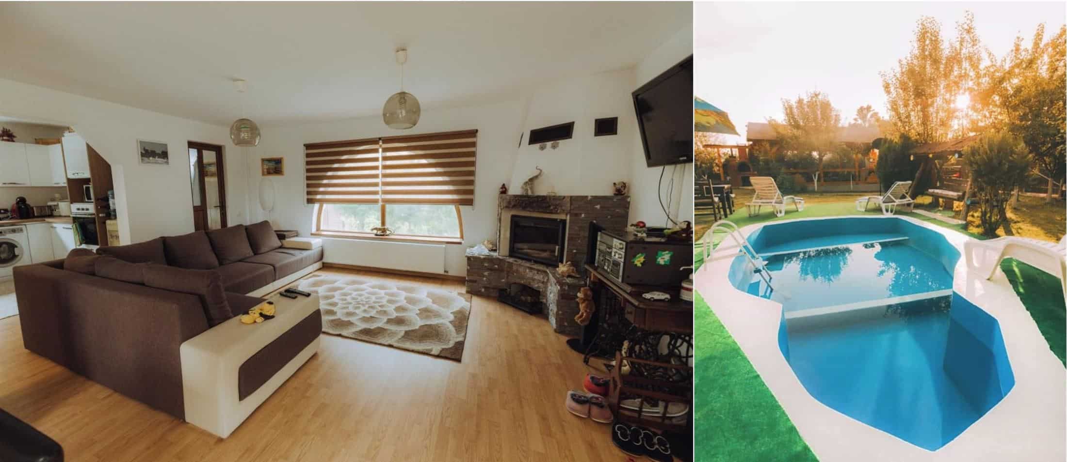 12 pensiuni si cabane cu piscina exterioara la munte in Romania