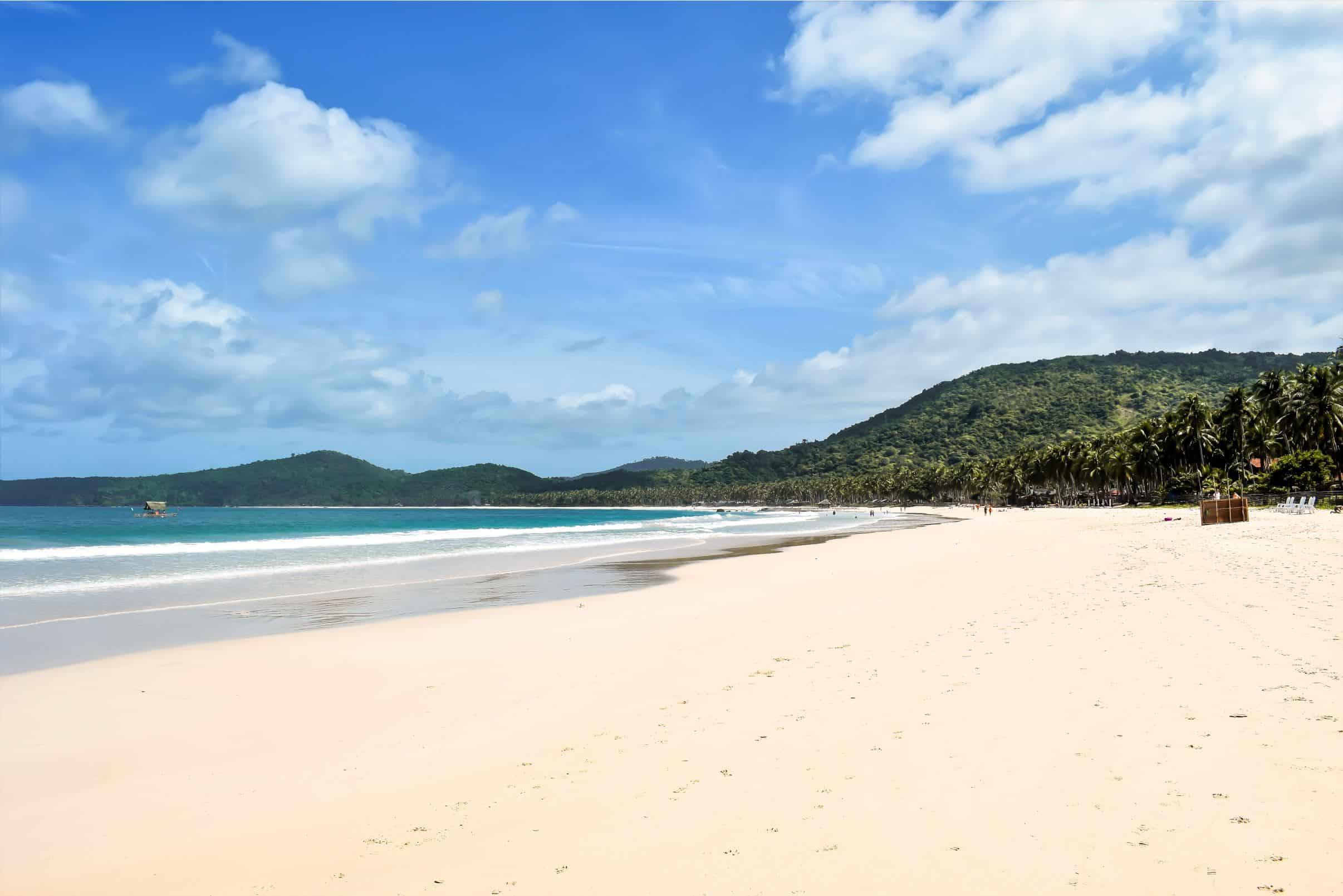 Nacpan Beach - best beaches in el nido palawan