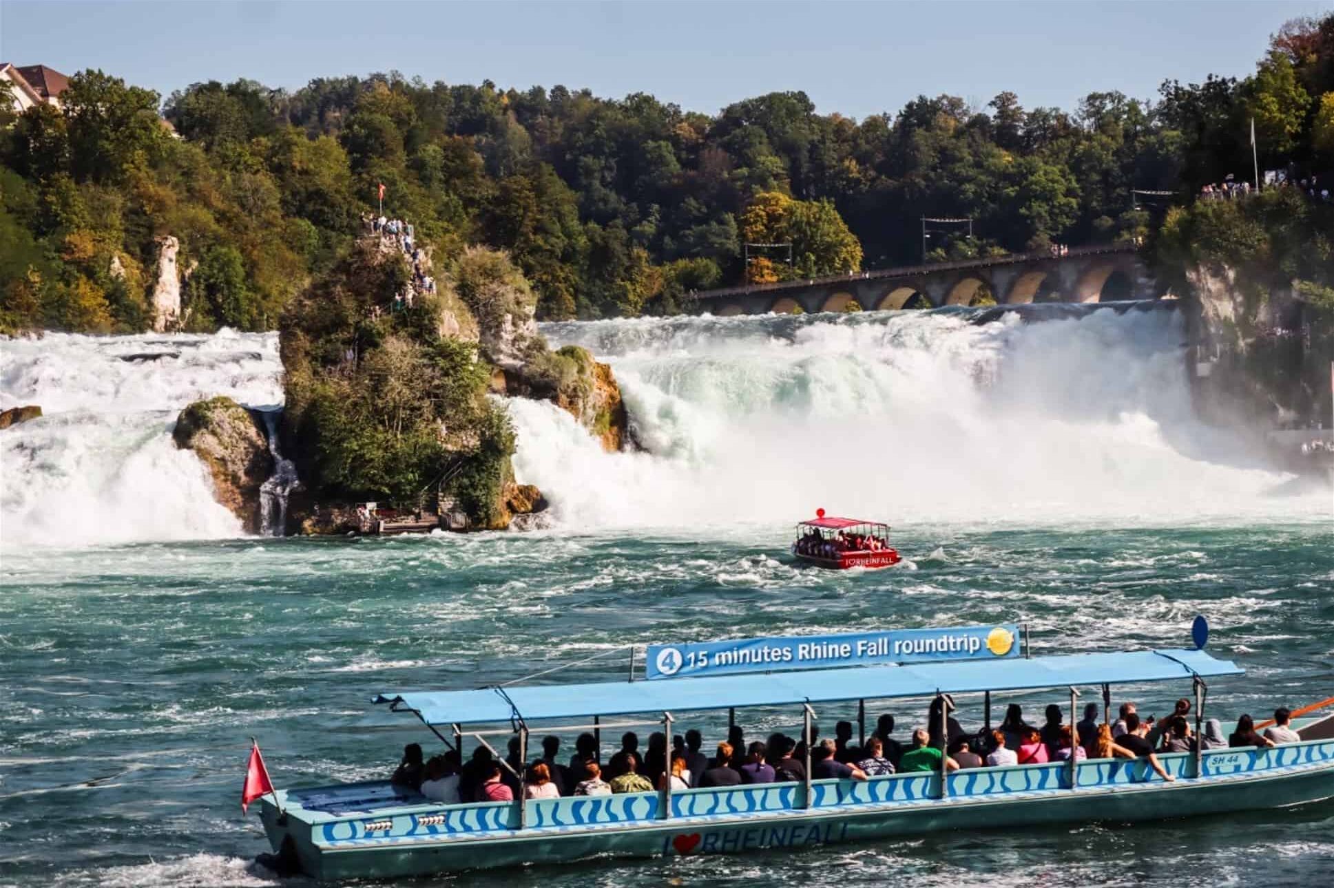 rhine falls switzerland | visiting rhine waterfall | the best waterfall in switzerland