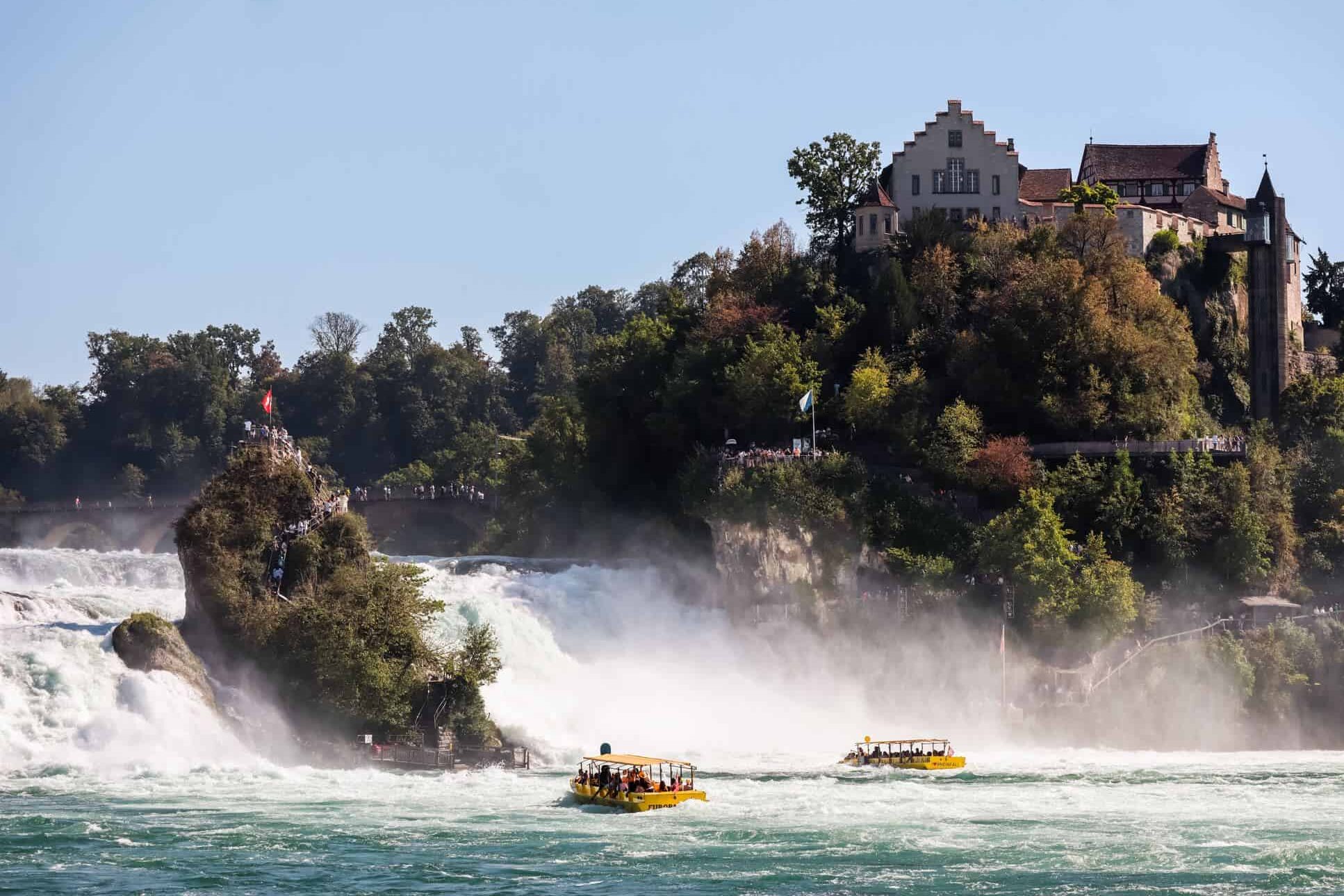 rhine falls switzerland | visiting rhine waterfall | the best waterfall in switzerland