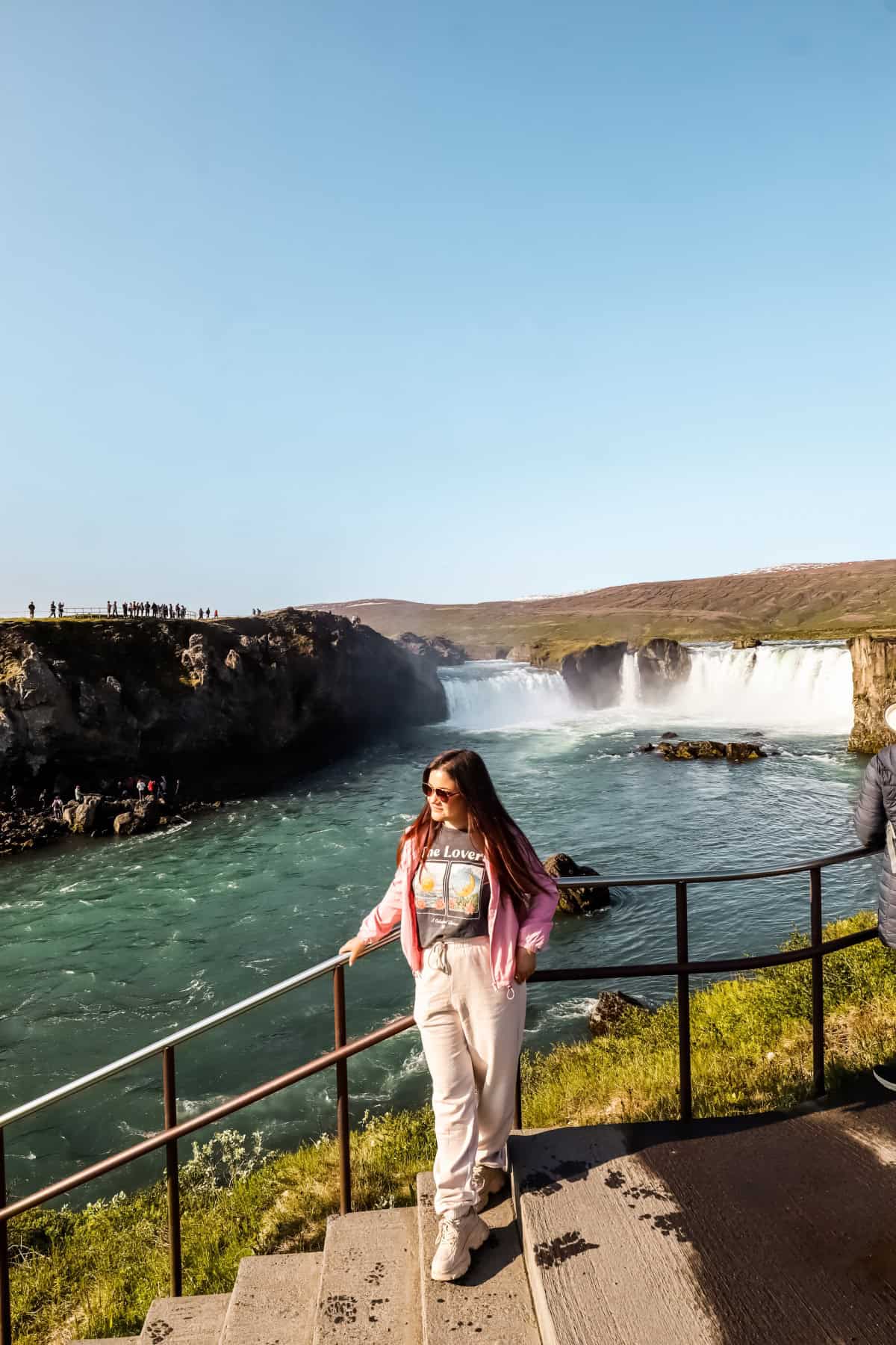 godafoss waterfall, 10 day northern europe cruise, norwegian prima, iceland, akureyiri