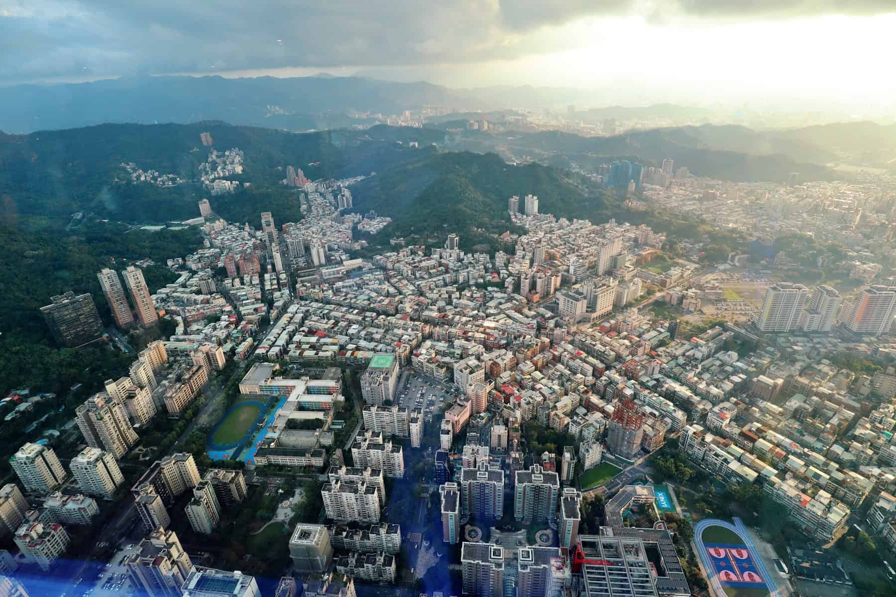 view from taipei 101